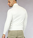 Basic Witte Heren Trui met Hoge Col
