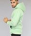 Basic Mintkleurige Hoodie
