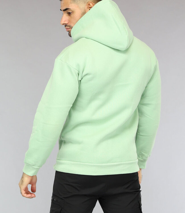 Basic Mintkleurige Hoodie