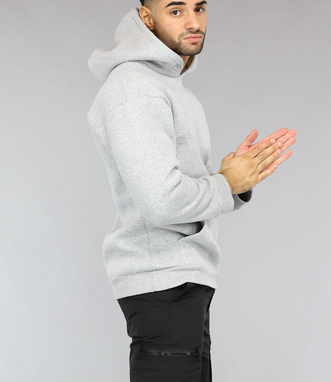 Basic Grijze Hoodie