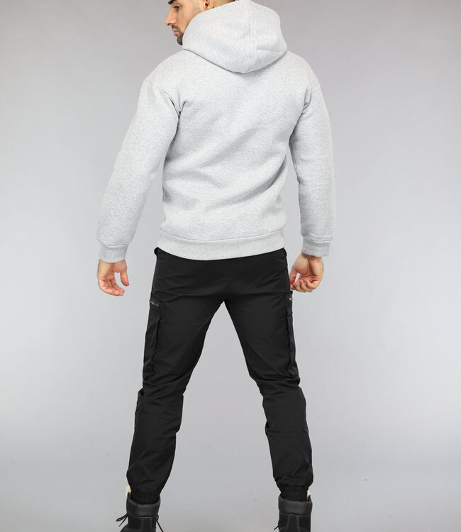 Basic Grijze Hoodie