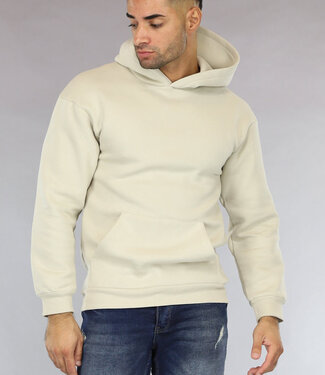 NEW0610 Basic Beige Hoodie