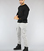 Zwarte Heren Trui met Damaged Look