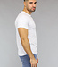 Wit Heren T Shirt met Ronde Hals