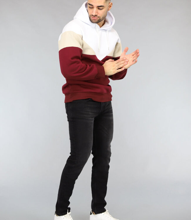 Multicolor Heren Hoodie Zonder Zak