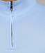 Lichtblauwe Heren Trui met Halflange Rits