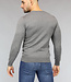 Grijze Heren Pullover Trui met Ronde Hals