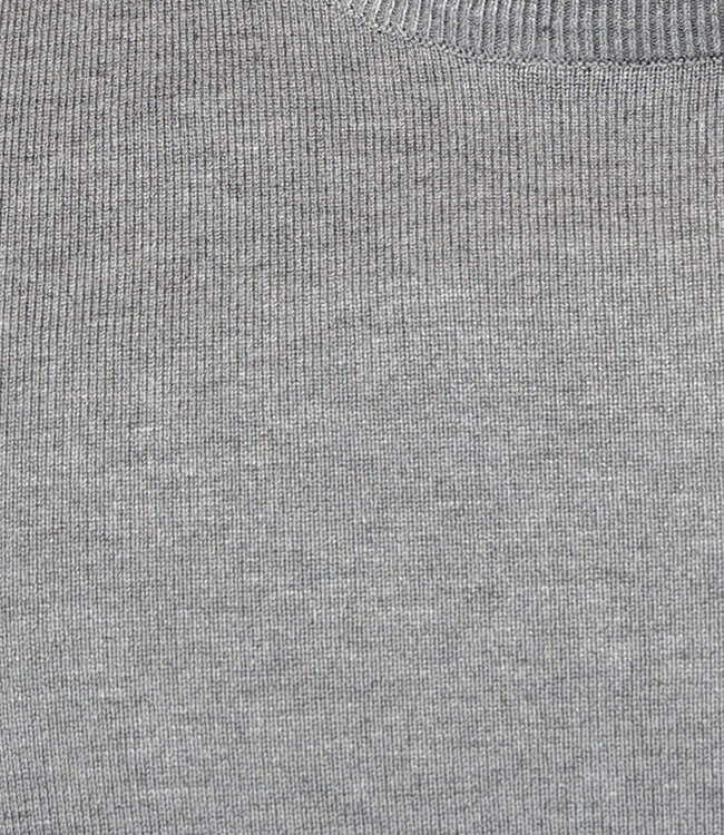 Grijze Heren Pullover Trui met Ronde Hals