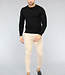 Zwarte Heren Pullover Trui met Ronde Hals