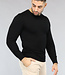 Zwarte Heren Pullover Trui met Ronde Hals