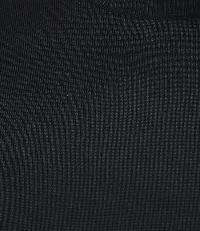 Zwarte Heren Pullover Trui met Ronde Hals