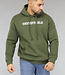 Khaki Heren Hoodie met Unstoppable Tekst