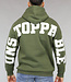 Khaki Heren Hoodie met Unstoppable Tekst