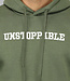 Khaki Heren Hoodie met Unstoppable Tekst