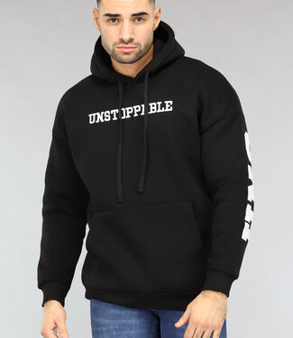 NEW2411 Unstoppable Heren Hoodie in Zwart