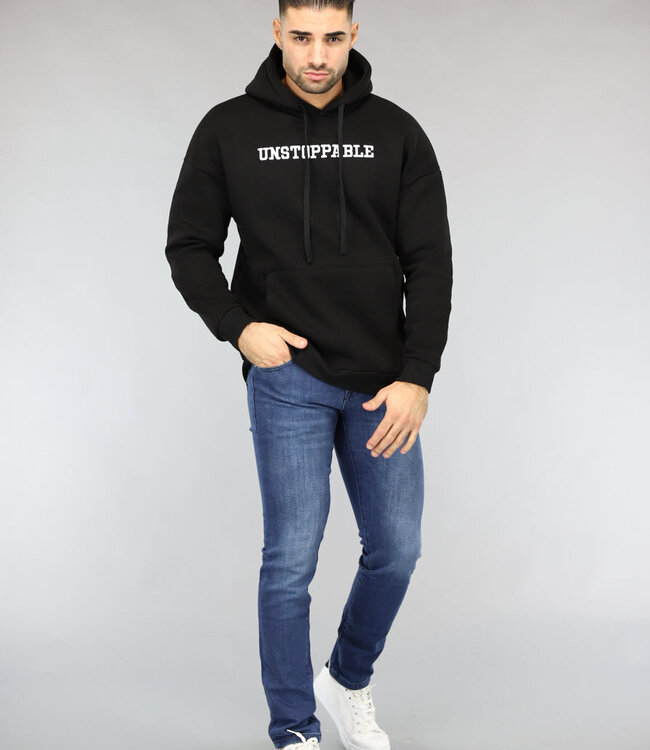 Unstoppable Heren Hoodie in Zwart