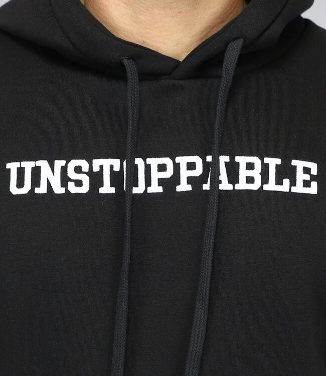 Unstoppable Heren Hoodie in Zwart