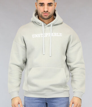 NEW2411 Unstoppable Heren Hoodie in Grijs