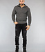 Antraciet Heren Jumper met Rits