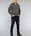 Antraciet Heren Jumper met Rits