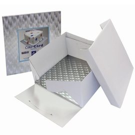 PME PME Taartdoos & vierkant Cakeboard 3mm 22,5x22.5x15 cm