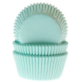 House of Marie HOM Baking cups Mint - pk/50