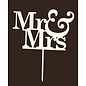 CakeTopper Mr & Mrs 1