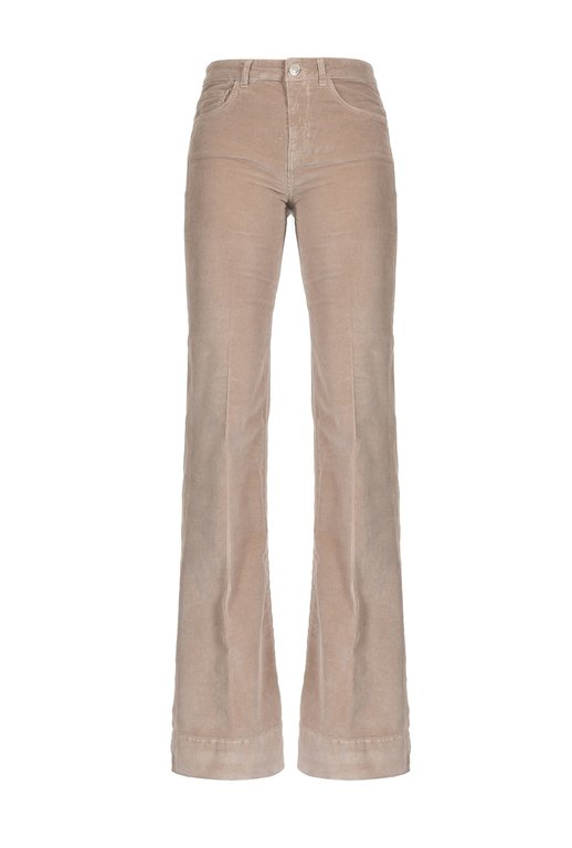 Pinko FIONA pantalon flare côtelé
