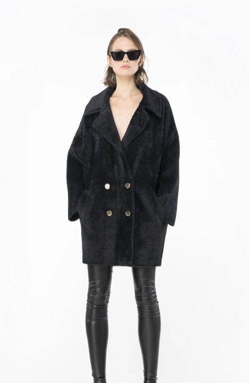 Pinko TORO CAPPOTTO SIMILPELLICCIA