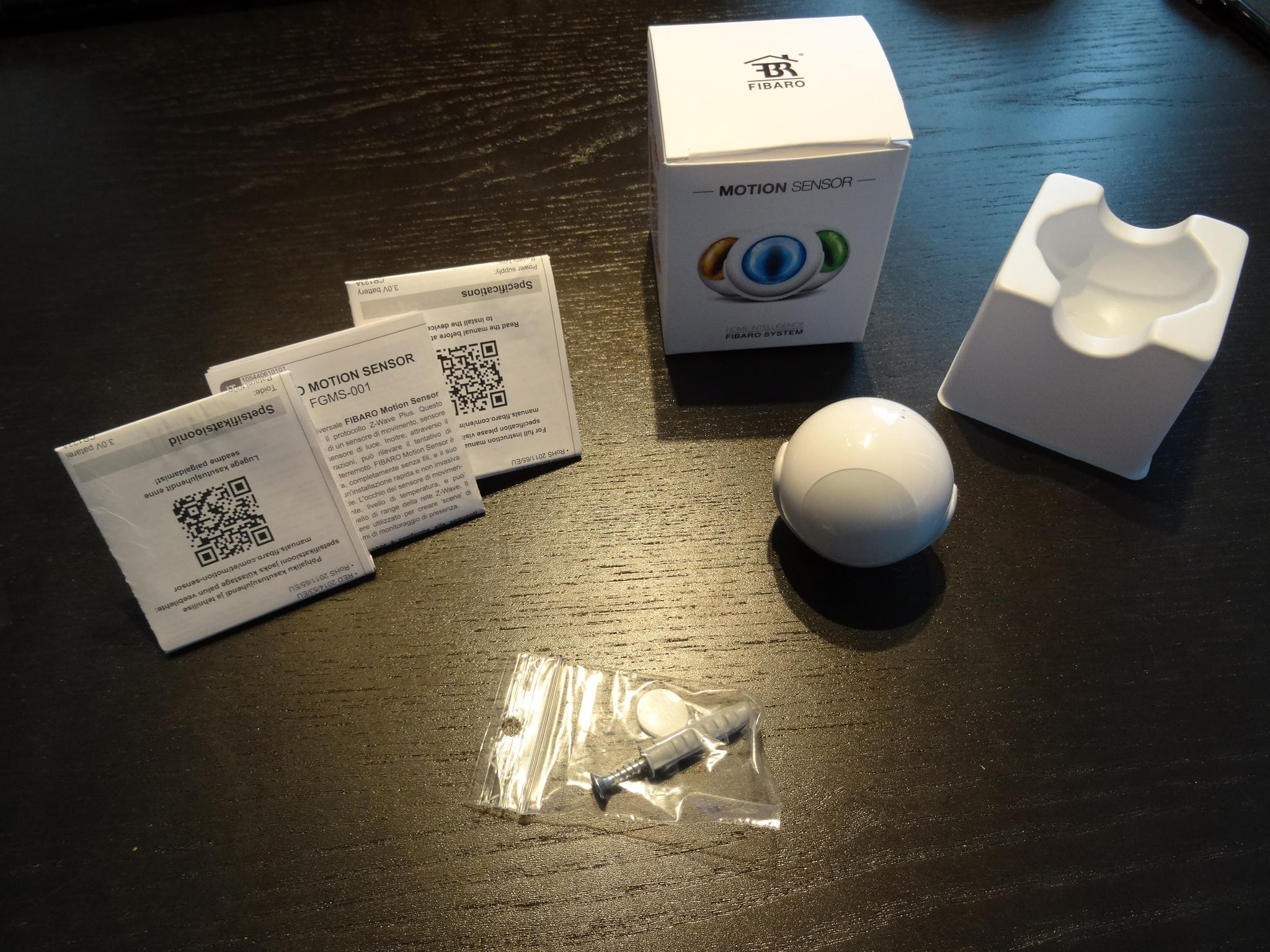 Fibaro beweginssensor unboxing