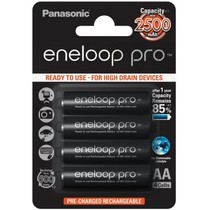 Eneloop Pro 4xAA Oplaadbare Batterij 2500mAh