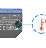 SHELLY Shelly 2.5 WiFi dubbele inbouw schakelaar