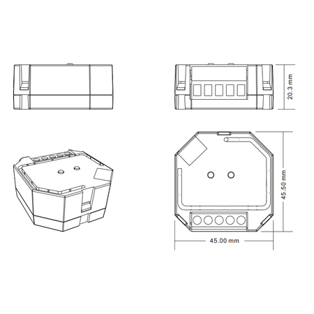 ZigBee Hue Inbouw Dimmer NN 400W