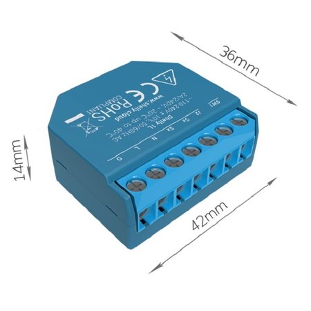 SHELLY Shelly 1L WiFi Built-in Switch