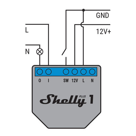 SHELLY Shelly Plus 1 WiFi Built-in Switch