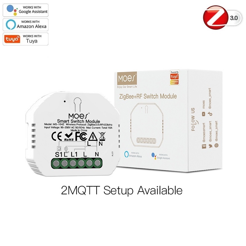 MOES Tuya ZigBee-RF Switch