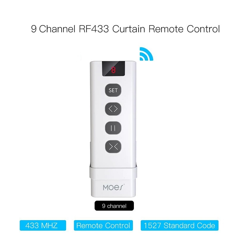MOES MOES RF Curtain Remote Controller 9-kanaals