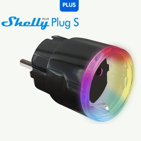 SHELLY Shelly Plus Plug S Zwart