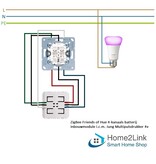 ZigBee Hue 4-channel battery built-in switch