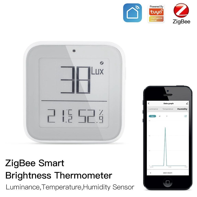 MOES Tuya ZigBee THL Display Sensor