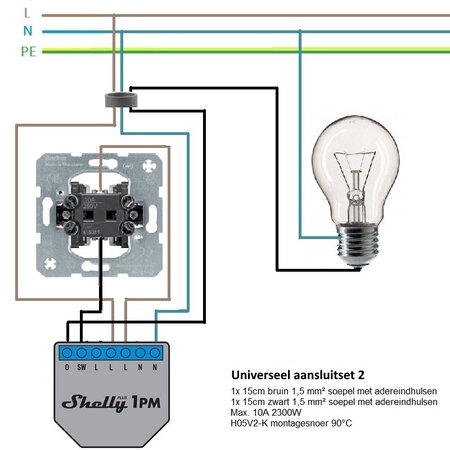 SHELLY Shelly Plus 1PM WiFi Built-in Switch