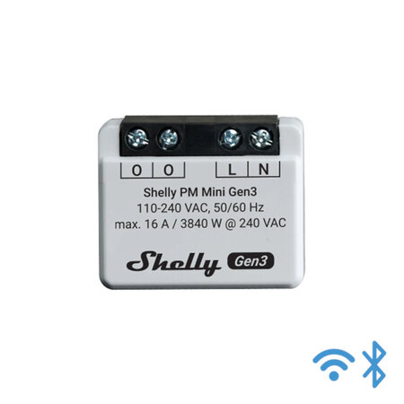 SHELLY Shelly PM Mini Gen3 Energiemeter