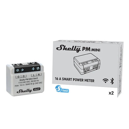 SHELLY Shelly PM Mini Gen3 Energiemeter