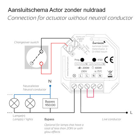 Iluminize Ilumize ZigBee Hue Dimmer NN 200W/400W