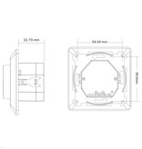 Iluminize Iluminize ZigBee Hue DraaiDimmer 250W/500W