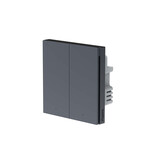 AQARA Aqara Smart Wall Switch H1 (No Neutral, Double Rocker) Gray