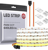 LED-strip 5m COB 24V Warm-Cold White