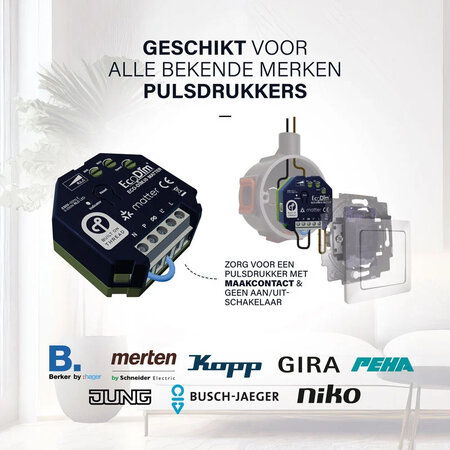ECODIM EcoDim Smart Matter LED inbouwdimmer 250W