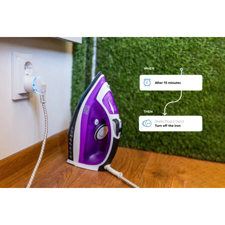 SHELLY Shelly Plug S Gen3 Matter Zwart