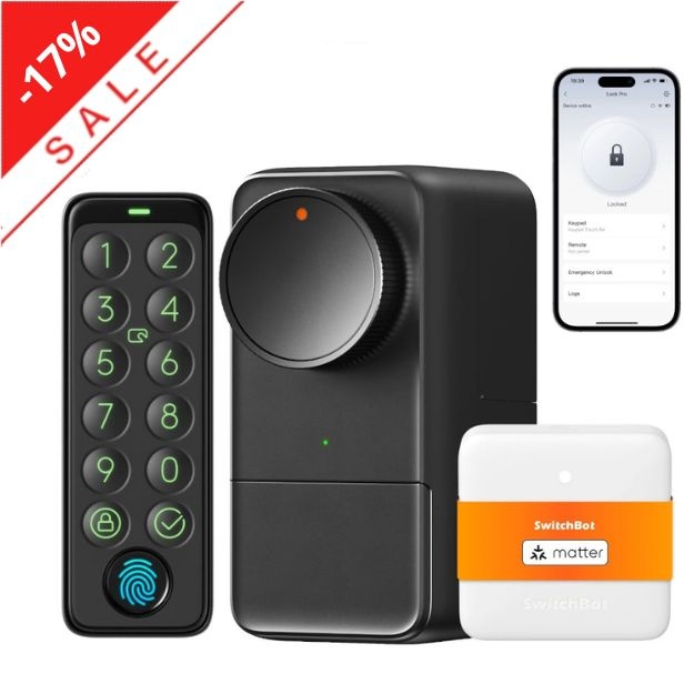 SWITCHBOT SwitchBot Smart Lock Pro Keypad Matter Hub Kit